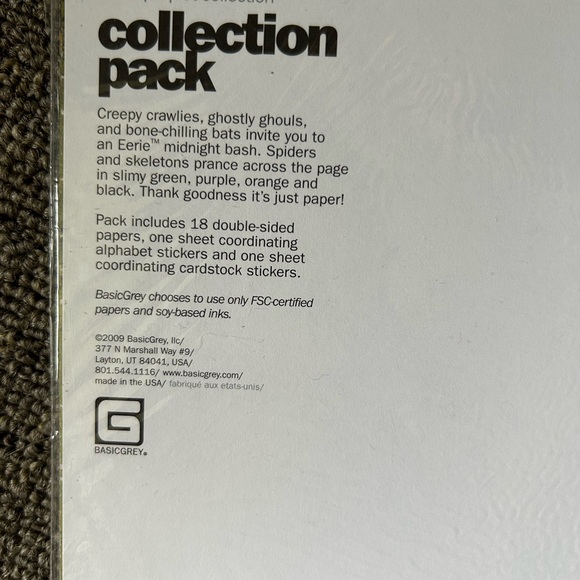 Vintage “Eerie” Scrapbook Collection Pack - Picture 2 of 4